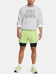 Mikina Under Armour Icon HWT Terry OS Crew M - šedá