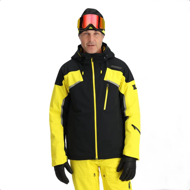 Bunda Spyder Leader M - žltá