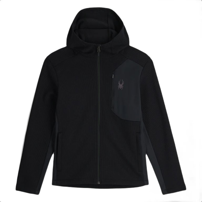 Mikina Spyder Bandit Hooded M - čierna