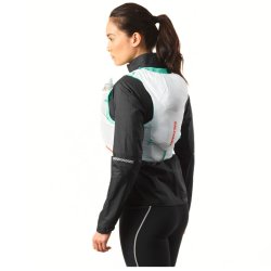 Жилет Salomon Adv Skin 5 з флягами - білий/зелений