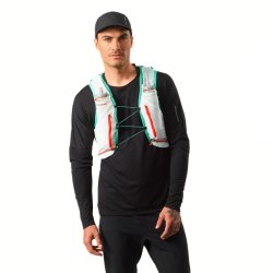 Жилет Salomon Adv Skin 12 з флягами - білий/зелений