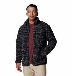 Кофта Columbia Winter Pass™ Printed Fleece II M - сірий/чорний