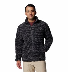 Кофта Columbia Winter Pass™ Printed Fleece II M - сірий/чорний