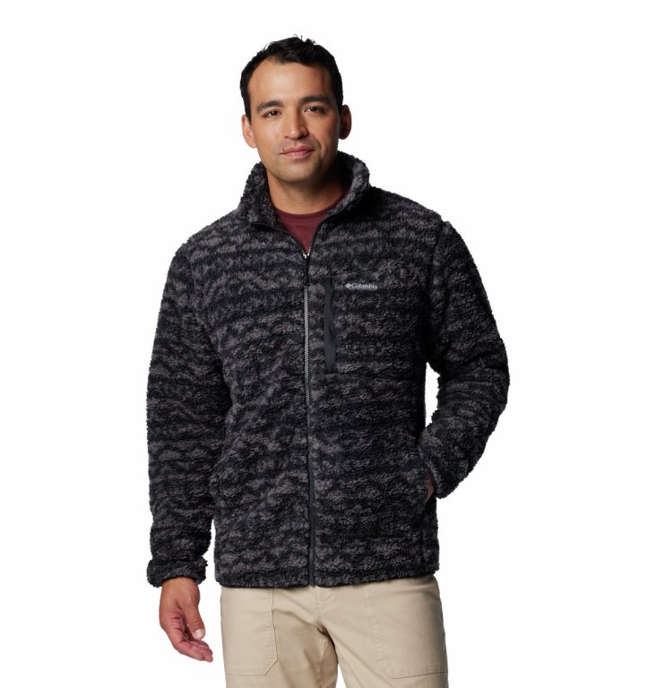 Кофта Columbia Winter Pass™ Printed Fleece II M - сірий/чорний