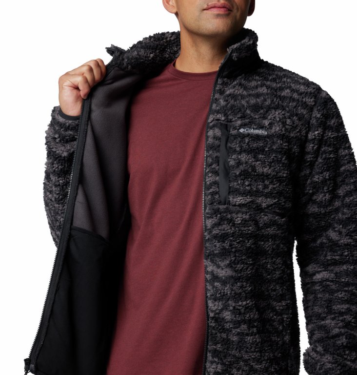 Кофта Columbia Winter Pass™ Printed Fleece II M - сірий/чорний
