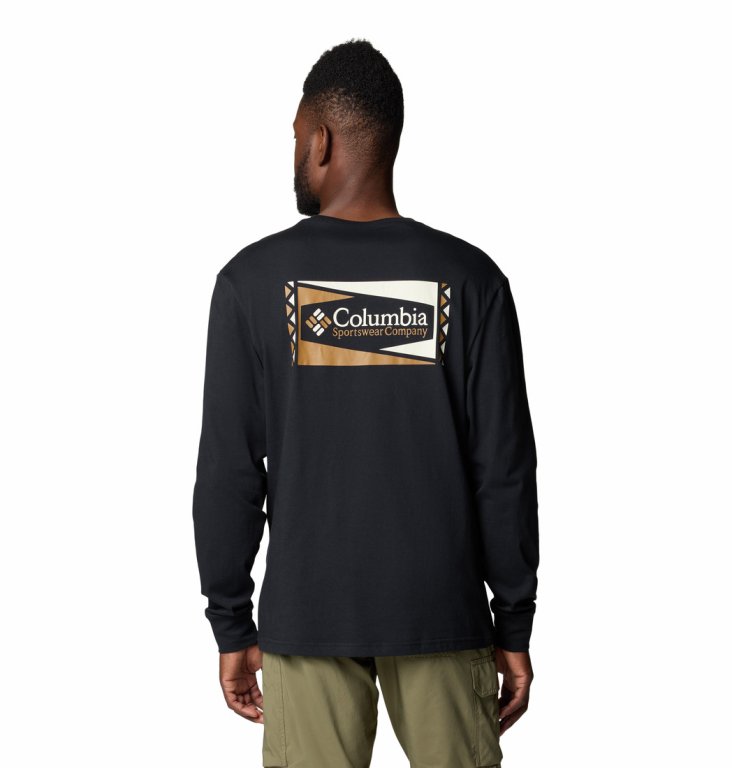 Футболка Columbia North Cascades™ Футболка з довгим рукавом M - чорна