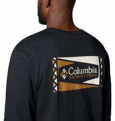 Футболка Columbia North Cascades™ Футболка з довгим рукавом M - чорна