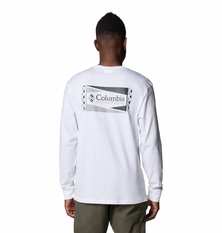 Футболка Columbia North Cascades™ Футболка з довгим рукавом M - біла