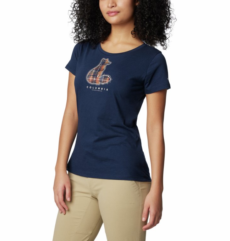 Футболка Columbia Daisy Days™ SS Graphic Tee W - темно-синій