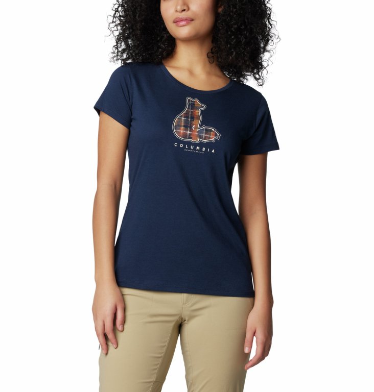Футболка Columbia Daisy Days™ SS Graphic Tee W - темно-синій