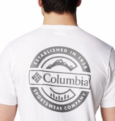 Футболка Columbia Rapid Ridge™ Back Graphic Tee II M - біла