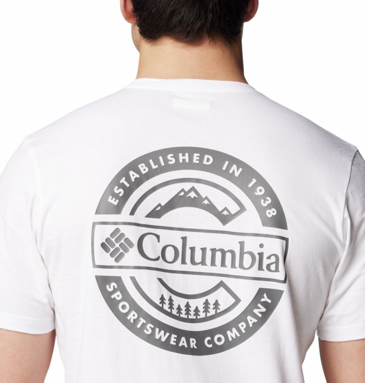 Футболка Columbia Rapid Ridge™ Back Graphic Tee II M - біла