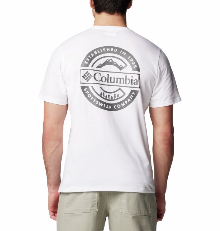 Футболка Columbia Rapid Ridge™ Back Graphic Tee II M - біла