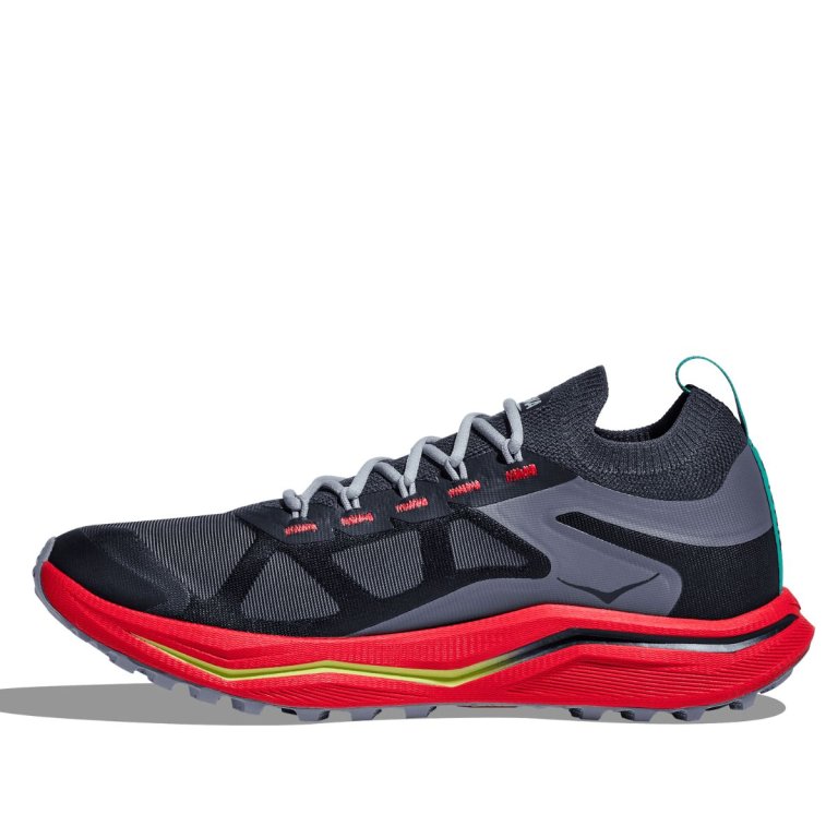 Взуття Hoka Zinal 2 W - сірий/червоний