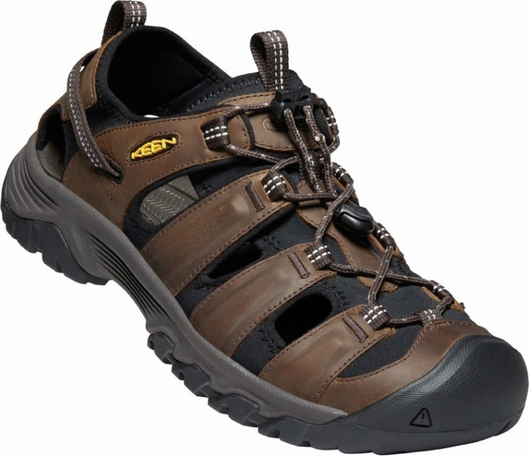 Obuv - sandály Keen Targhee III Sandal M - hnědá/černá