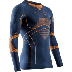 Футболка X-Bionic Energy Accumulator Light Shirt Ls M - синій/помаранчевий