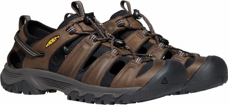 Obuv - sandály Keen Targhee III Sandal M - hnědá/černá