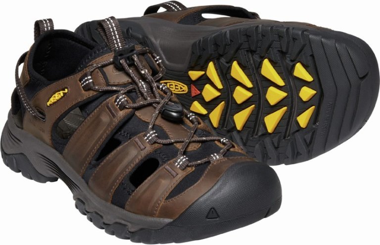 Obuv - sandály Keen Targhee III Sandal M - hnědá/černá