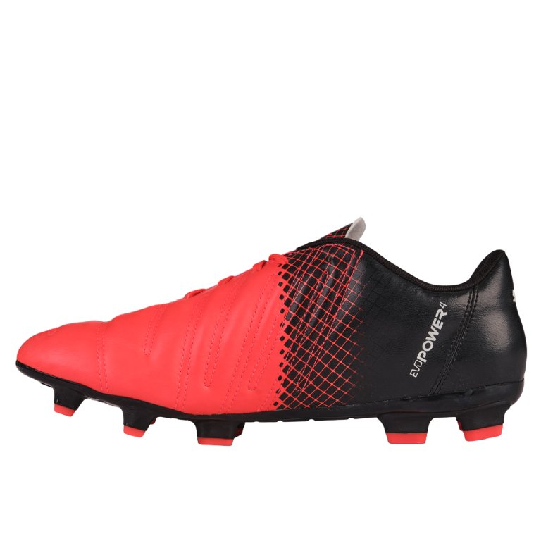 Футбольні бутси Puma Power 4.3 FG M - чорний/червоний