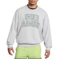 Mikina Under Armour Icon HWT Terry OS Crew M - šedá