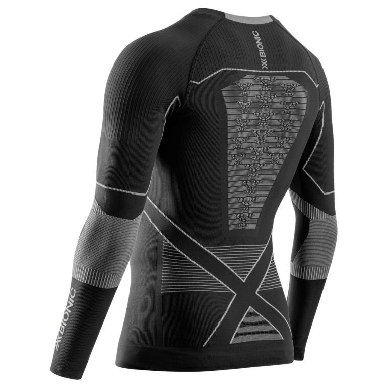 Термофутболка X-Bionic Energy Accumulator Light Shirt LS M - чорно/сіра