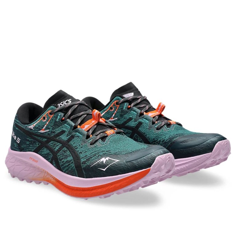 Кросівки Asics Fuji Lite 5 W - синій/рожевий/чорний