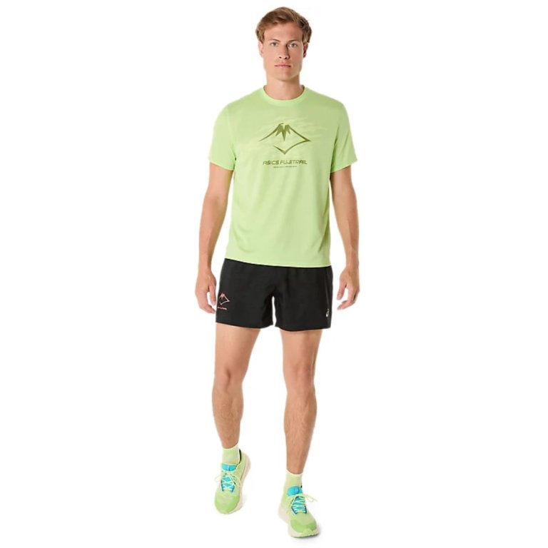 Футболка Asics Fujitrail Logo SS Top M - зелена