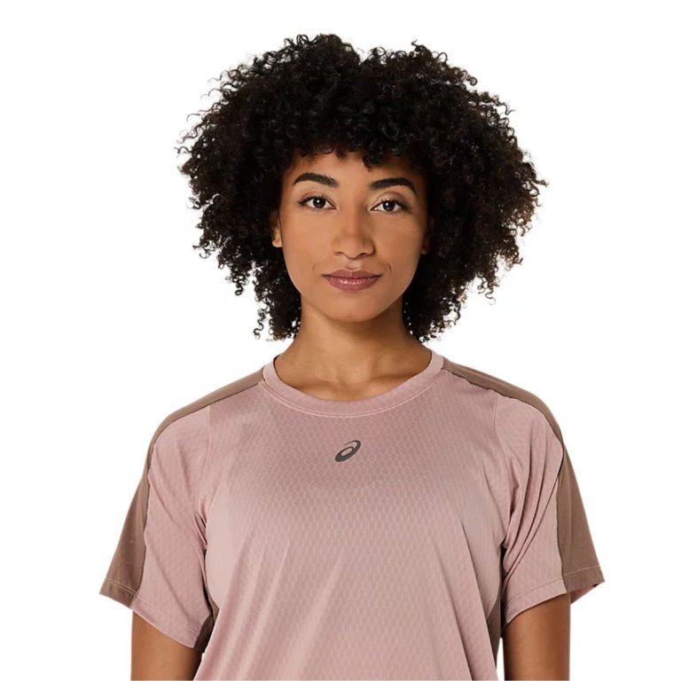Tričko Asics Fujitrail Elite SS Top W - růžová