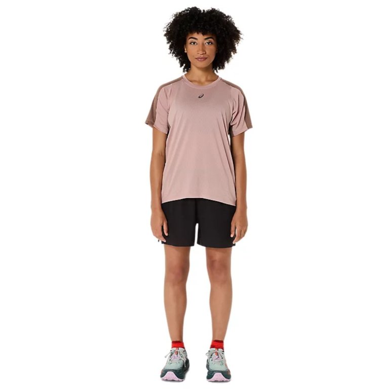 Tričko Asics Fujitrail Elite SS Top W - růžová