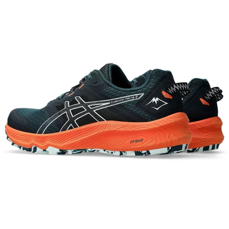 Obuv Asics Trabuco Terra 2 M - modrá/oranžová