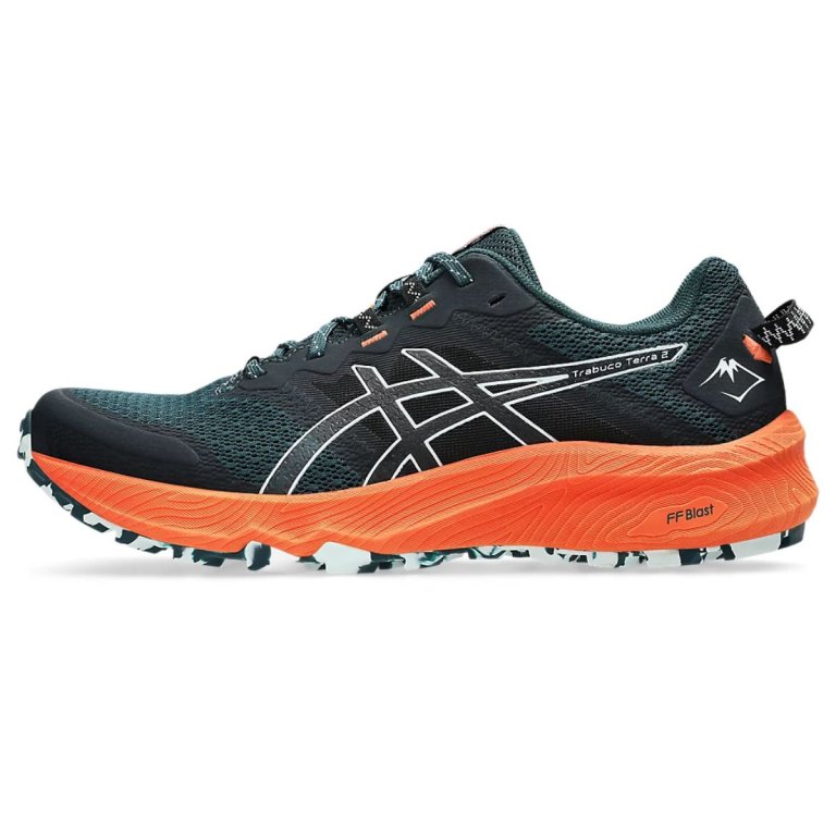 Obuv Asics Trabuco Terra 2 M - modrá/oranžová