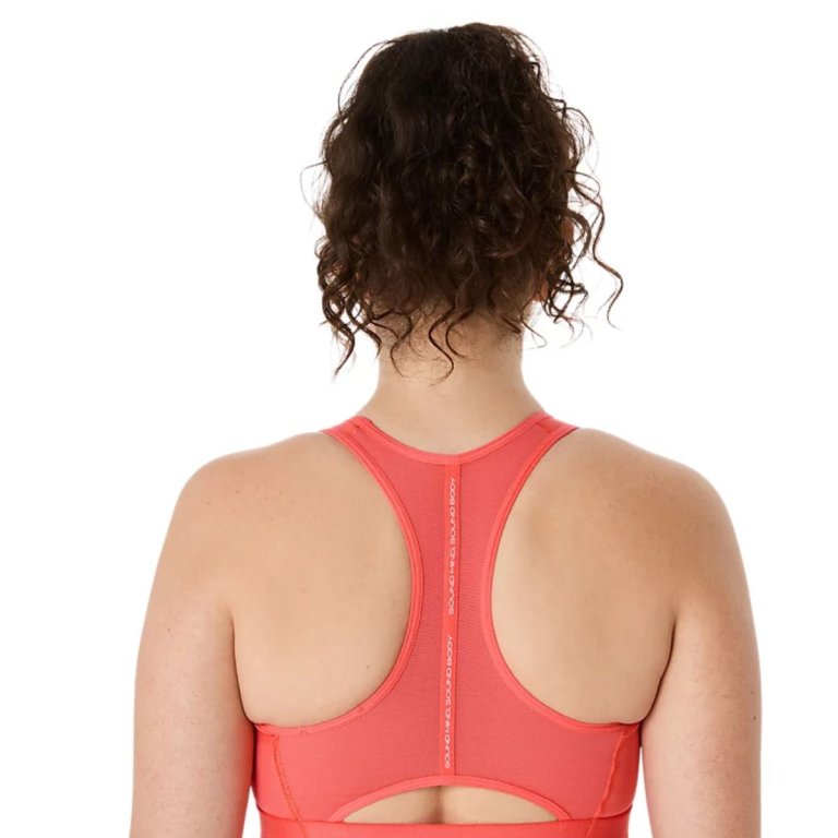Бюстгальтер Asics Road Compression Bra W - помаранчевий