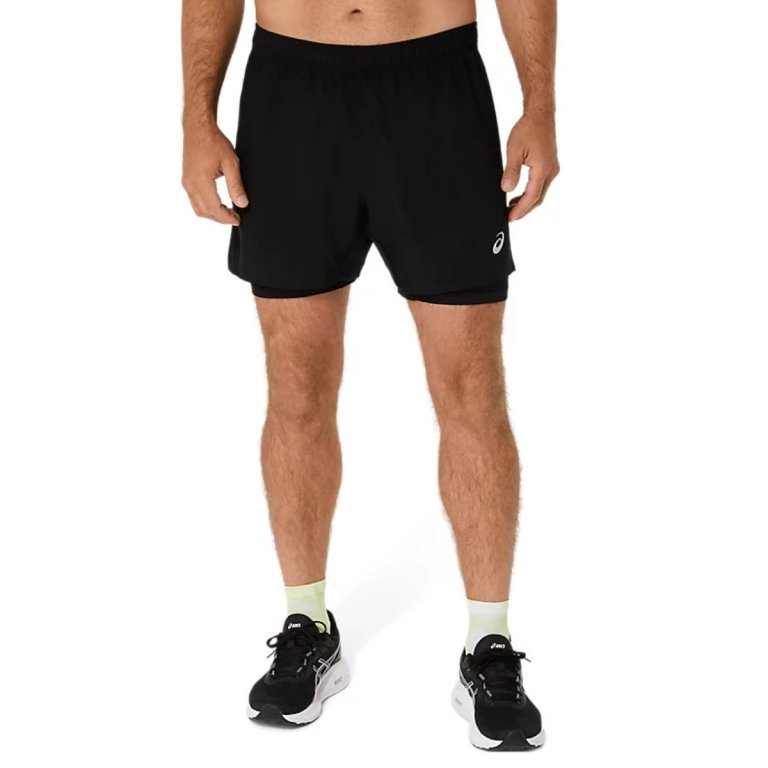 Шорти Asics Core 2-N-1 5In Short M - чорний