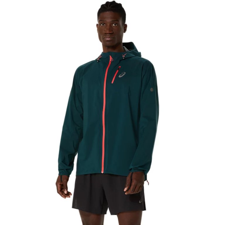 Куртка Asics Fujitrail Elite Waterproof Jacket M - зелений