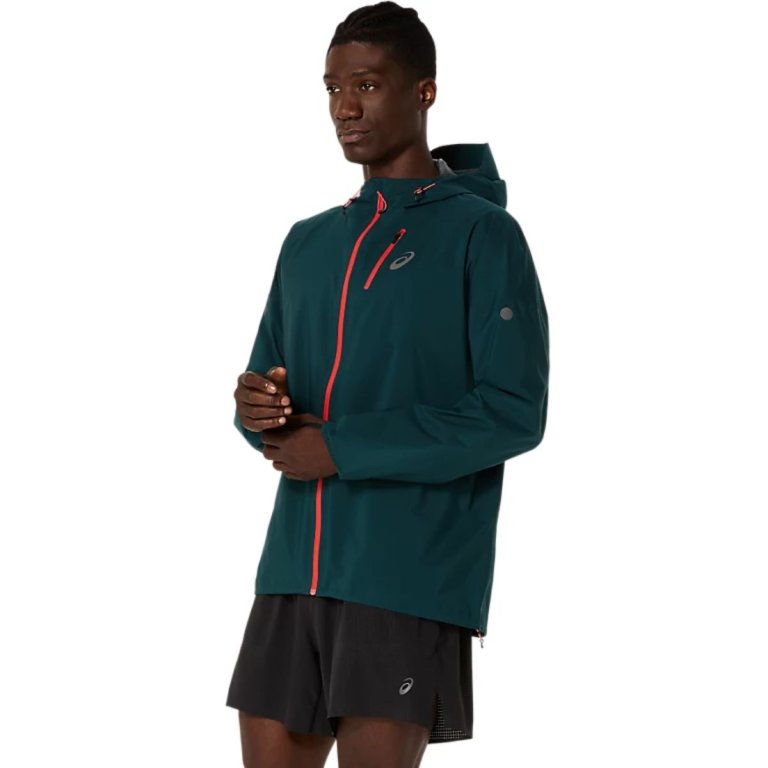 Куртка Asics Fujitrail Elite Waterproof Jacket M - зелений