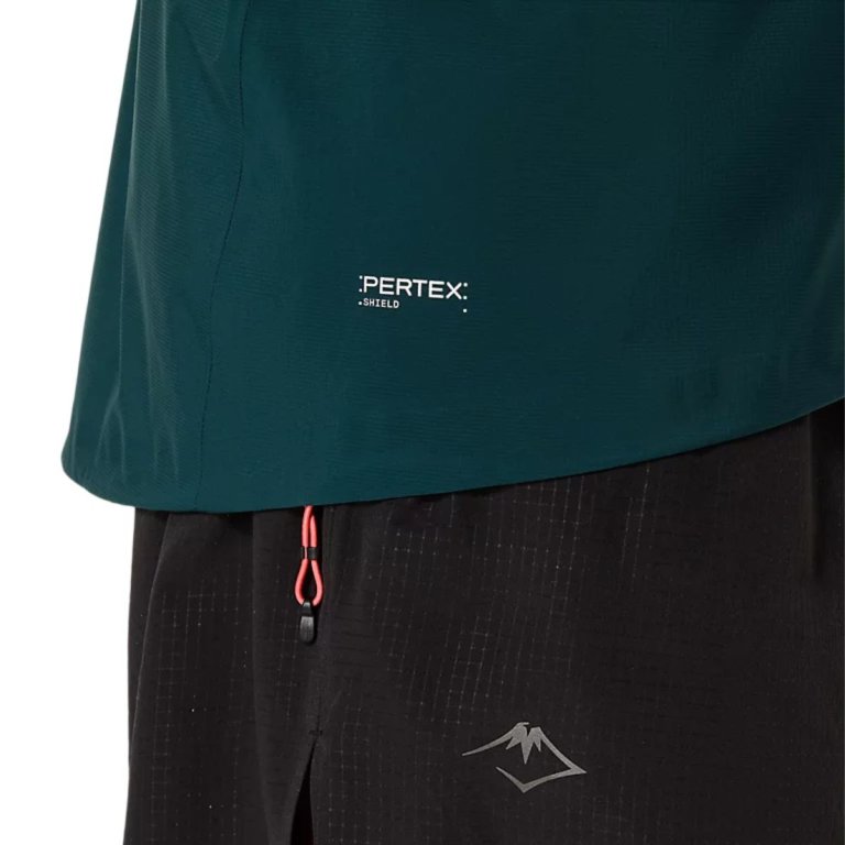 Куртка Asics Fujitrail Elite Waterproof Jacket M - зелений