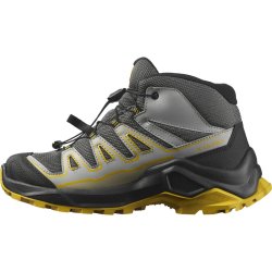 Взуття Salomon X Ultra Mid GTX J - сірий/жовтий