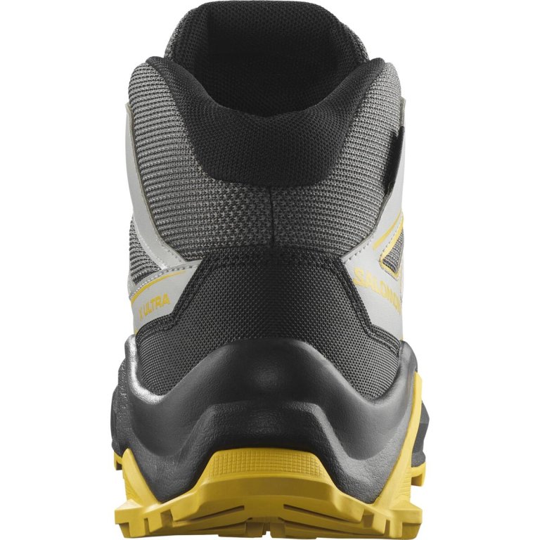 Взуття Salomon X Ultra Mid GTX J - сірий/жовтий