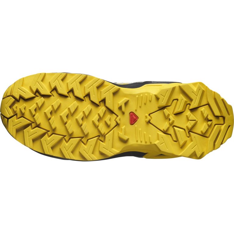 Взуття Salomon X Ultra Mid GTX J - сірий/жовтий