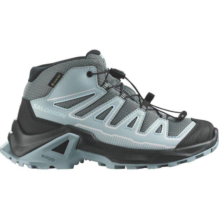 Взуття Salomon X Ultra Mid GTX J - чорний/синій