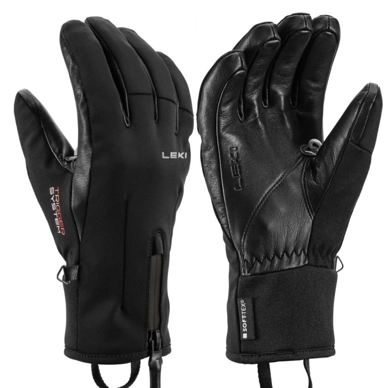 Гірськолижні рукавиці Leki Ebony 3D W - чорні