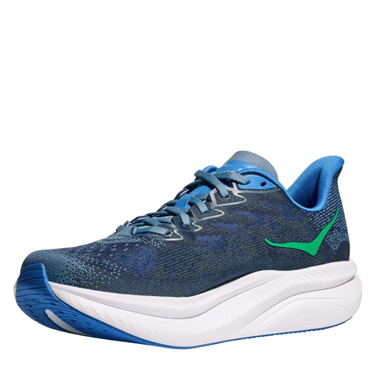 Кросівки Hoka Mach 6 M - сині/зелені