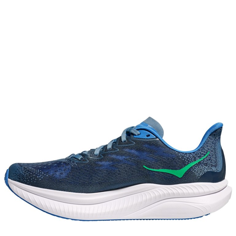 Кросівки Hoka Mach 6 M - сині/зелені