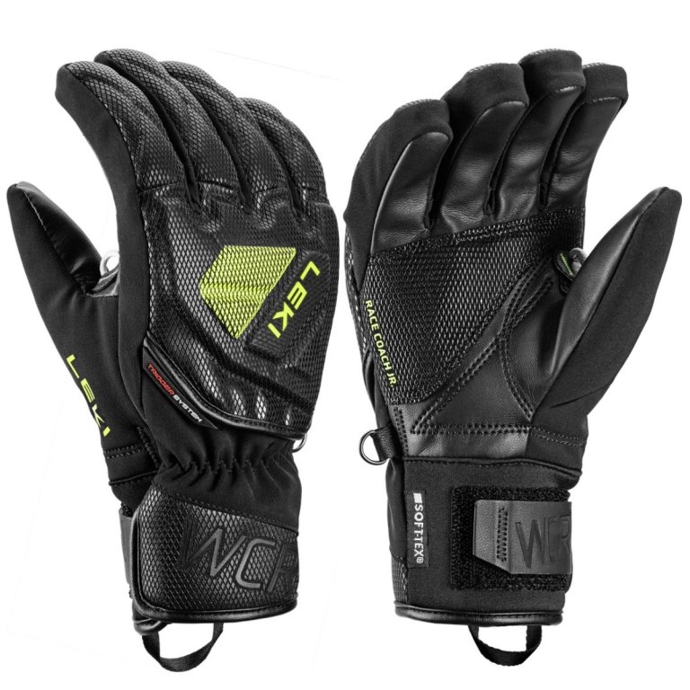 Рукавиці Leki WCR C-Tech 3D J - чорно/зелені