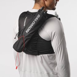 Жилет Salomon Active Skin 4 Grvl Набір з флягами - зелений