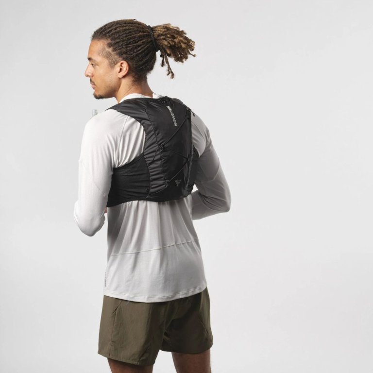 Жилет Salomon Active Skin 4 Grvl Набір з флягами - зелений