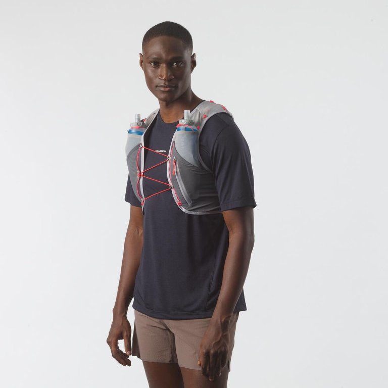 Жилет Salomon Adv Skin 5 Set з флягами - сірий
