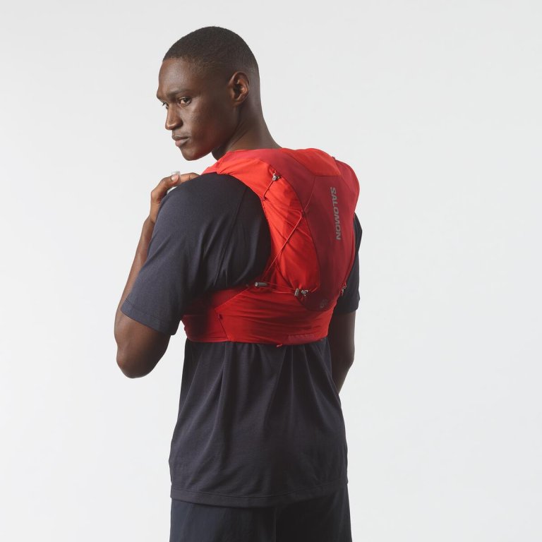 Жилет Salomon Adv Skin 12 Set з флягами - червоний