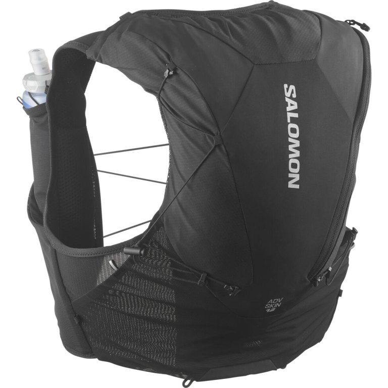 Жилет Salomon Adv Skin 12 Set з флягами - чорний