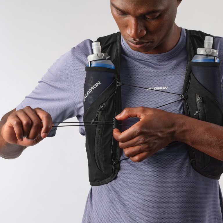 Жилет Salomon Adv Skin 12 Set з флягами - чорний